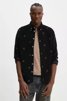 Хлопковая рубашка Les Deux, черный