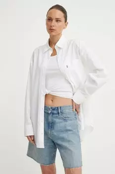 Хлопковая рубашка Levi's, белый