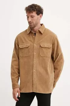 Хлопковая рубашка Levi's, бежевый