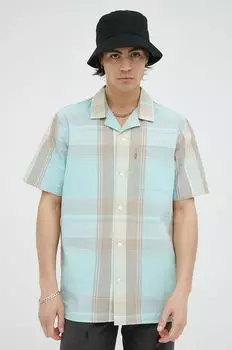 Хлопковая рубашка Levi's, мультиколор