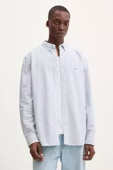 Хлопковая рубашка Levi's, синий
