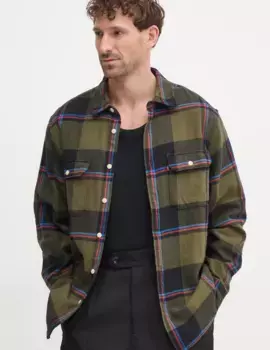 Хлопковая рубашка Levi's, зеленый