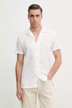 Хлопковая рубашка Lindbergh, белый