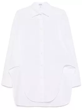 Хлопковая рубашка LOEWE, белый