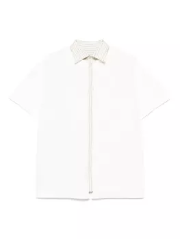 Хлопковая рубашка Maison Margiela, нейтральный