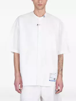 Хлопковая рубашка Maison MIHARA YASUHIRO, белый