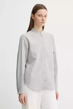 Хлопковая рубашка Marc O'Polo, серый