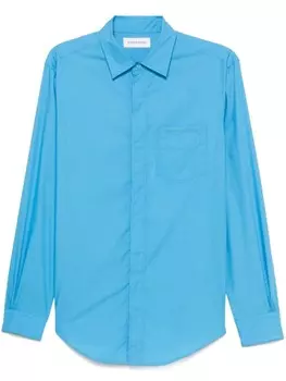 Хлопковая рубашка Marine Serre, синий