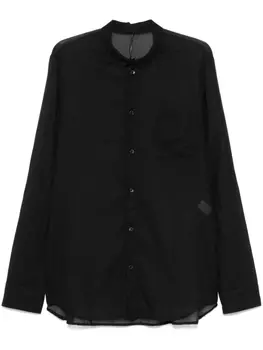 Хлопковая рубашка «Маснада» Masnada, черный