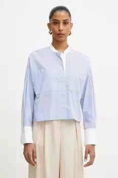 Хлопковая рубашка Max&Co., белый