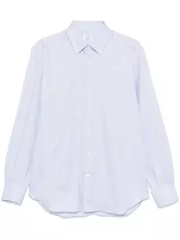 Хлопковая рубашка Mazzarelli, синий