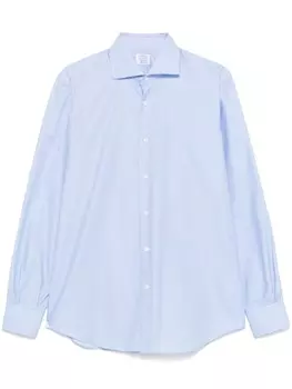 Хлопковая рубашка Mazzarelli, синий