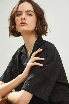 Хлопковая рубашка Medicine, черный