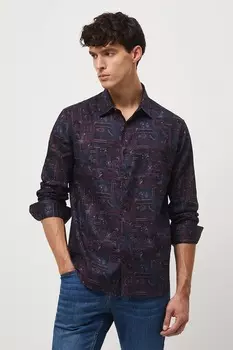 Хлопковая рубашка Medicine, темно-синий