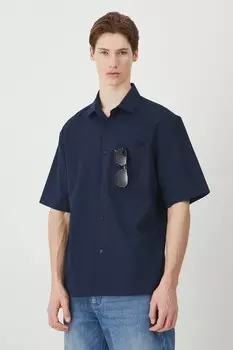 Хлопковая рубашка Medicine, темно-синий