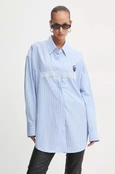 Хлопковая рубашка Miss Sixty, синий