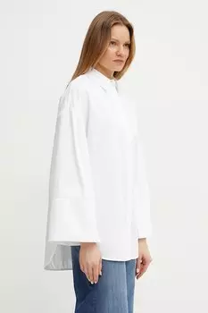 Хлопковая рубашка Mm, белый