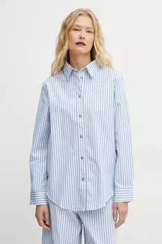 Хлопковая рубашка Mm, синий