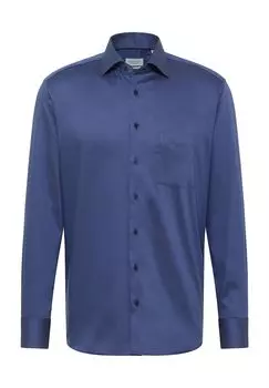 Хлопковая рубашка MODERN FIT ETERNA, цвет Denim