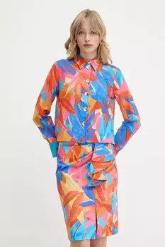 Хлопковая рубашка Morgan, оранжевый