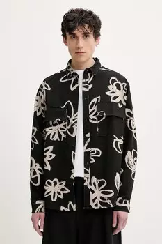 Хлопковая рубашка NATURE Desigual, черный