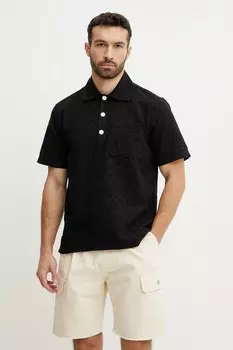 Хлопковая рубашка OAS, черный