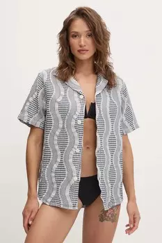 Хлопковая рубашка OAS, серый