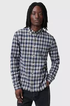 Хлопковая рубашка ORIN Allsaints, мультиколор