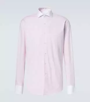 Хлопковая рубашка Oxford Prada, Rosa+Bianco