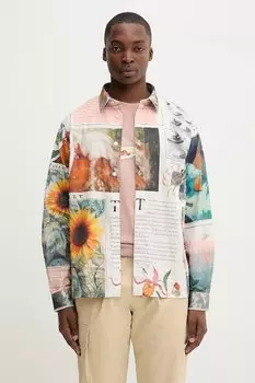Хлопковая рубашка PACO Desigual, бежевый