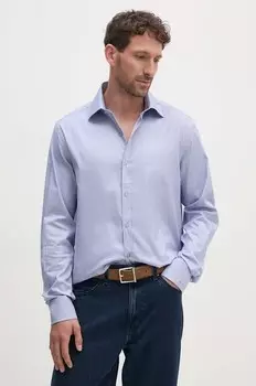 Хлопковая рубашка Paul&Shark, синий