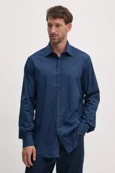 Хлопковая рубашка Paul&Shark, синий