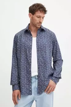 Хлопковая рубашка Paul&Shark, синий