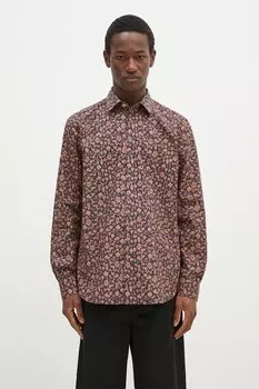 Хлопковая рубашка Paul Smith, темно-синий