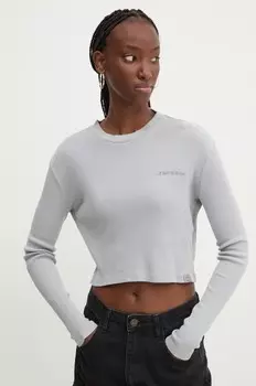 Хлопковая рубашка PENTYWOOD с длинными рукавами Dickies, серый