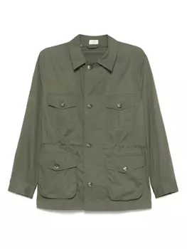 Хлопковая рубашка-пиджак Alessandro Gherardi, зеленый