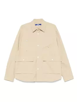 Хлопковая рубашка-пиджак Junya Watanabe MAN, нейтральный