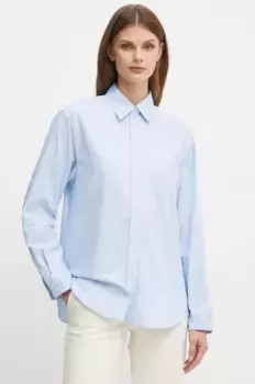 Хлопковая рубашка Pinko, синий