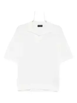 Хлопковая рубашка-поло Ballantyne, белый