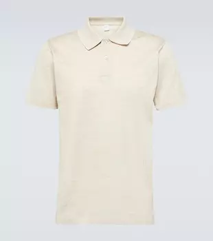 Хлопковая рубашка-поло Berluti, бежевый