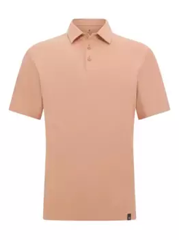 Хлопковая рубашка-поло Boggi Milano, оранжевый