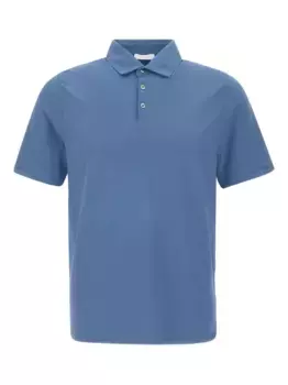 Хлопковая рубашка-поло DIKTAT, синий