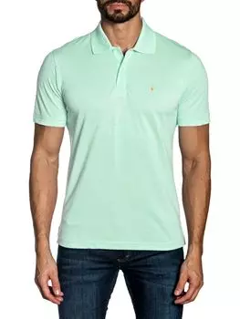 Хлопковая рубашка-поло Lightning Bolt Pima Jared Lang, цвет Sea Foam