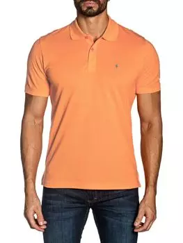 Хлопковая рубашка-поло Lightning Bolt Pima Jared Lang, коралл