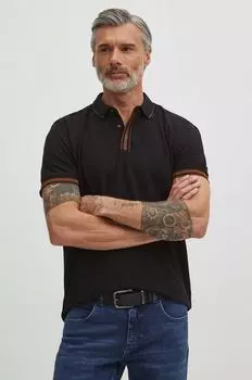 Хлопковая рубашка-поло Medicine, черный