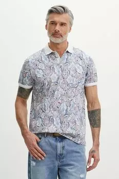 Хлопковая рубашка-поло Medicine, синий