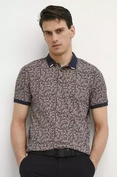 Хлопковая рубашка-поло Medicine, темно-синий