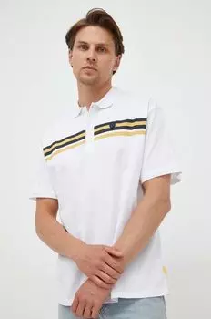 Хлопковая рубашка-поло Pepe Jeans, белый