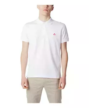 Хлопковая рубашка поло Peuterey, белый