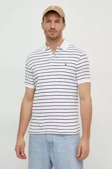 Хлопковая рубашка-поло Polo Ralph Lauren, белый
